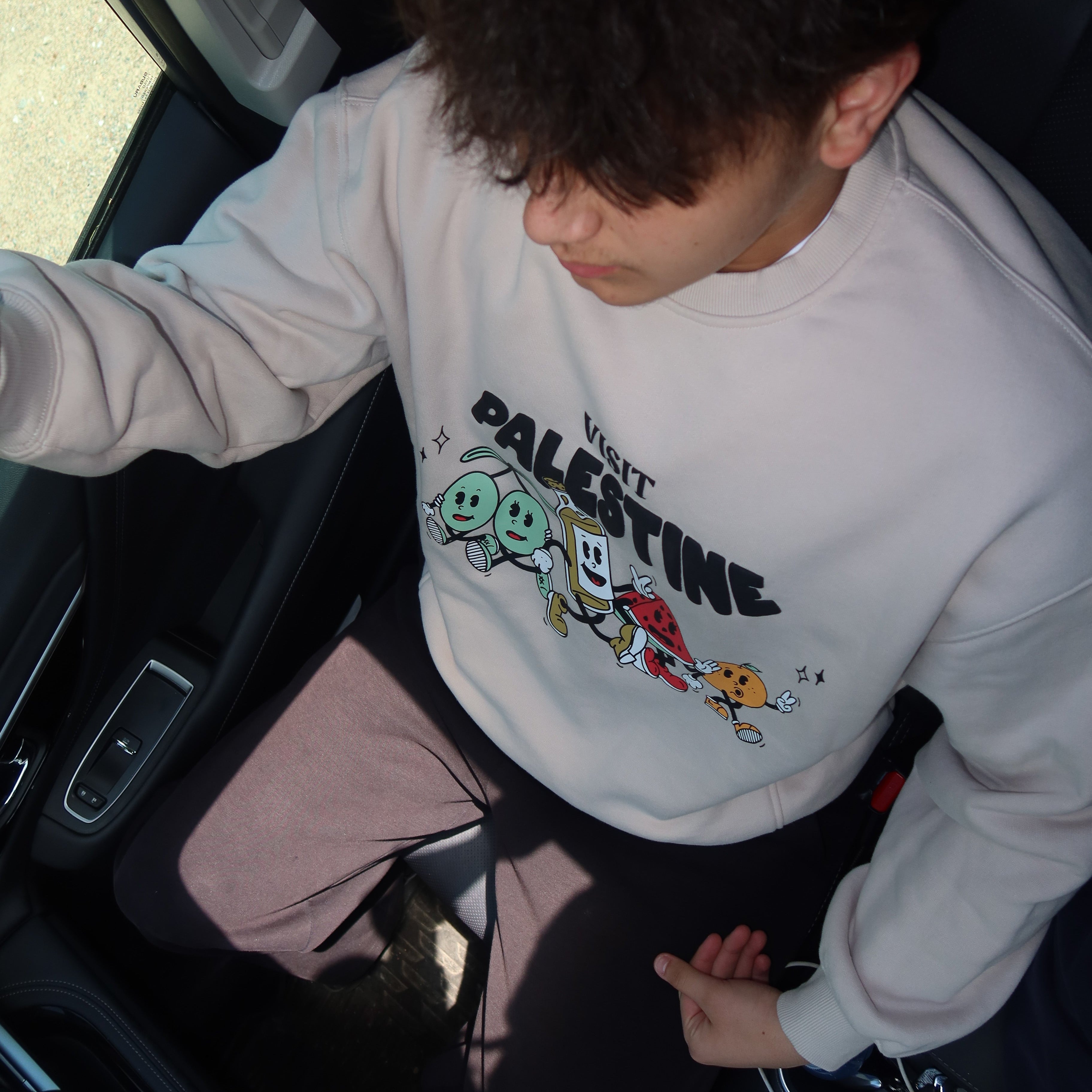 "Visit Palestine" Crewneck