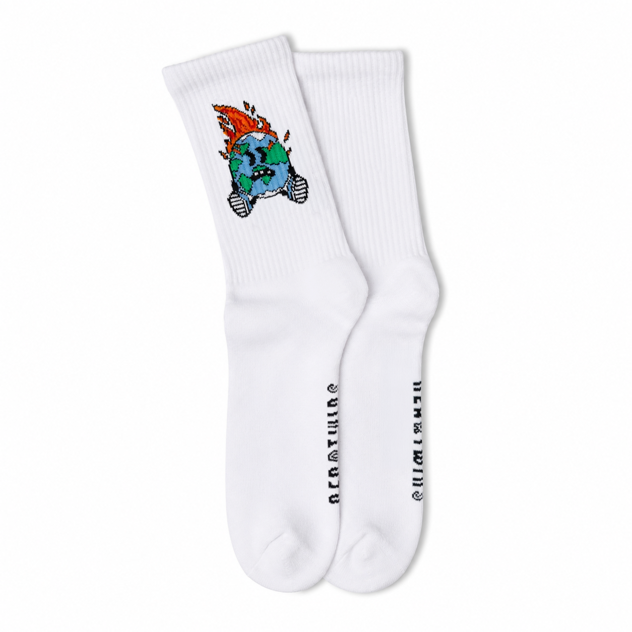 "Earth on Fire" Socks