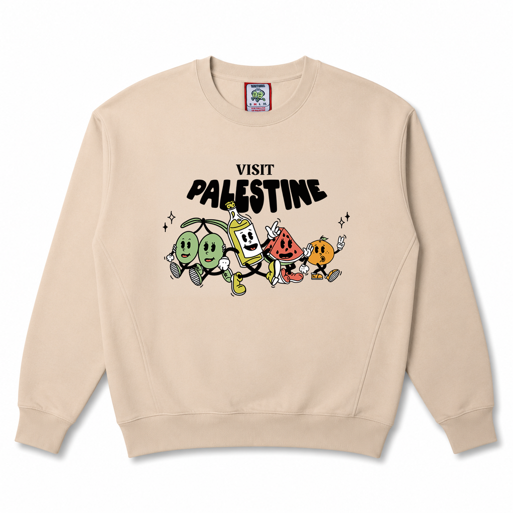 "Visit Palestine" Crewneck